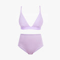 Triangle Bra + High-Waist Brief Set