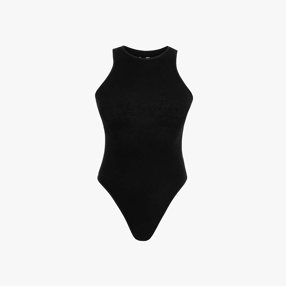 Women's High-Neck Thong Bodysuit