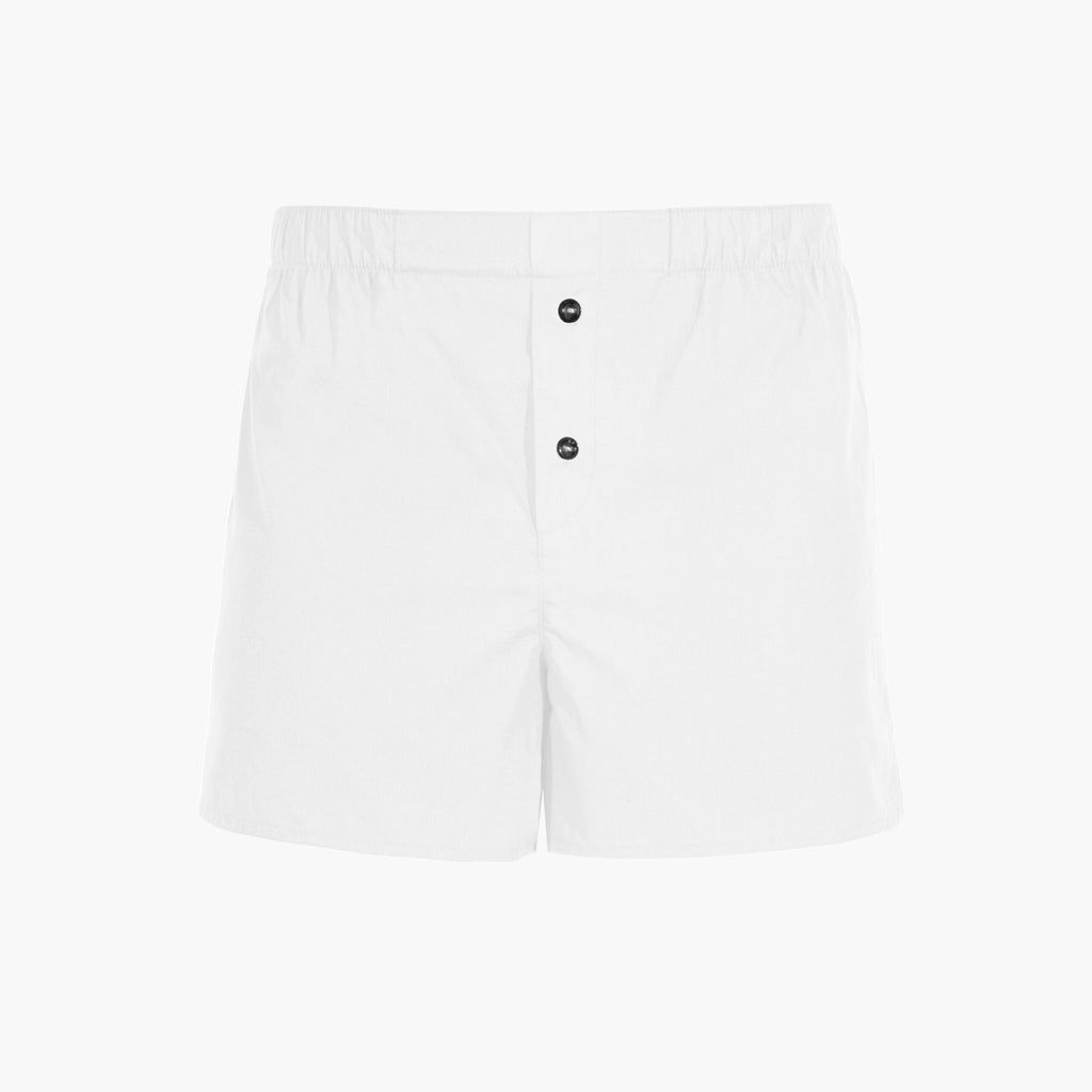 Unisex Cotton Boxer | Blue, Brick Red & White