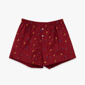 Unisex Cotton Boxer | KAYA x Mulehet | White, Blue & Brick Red