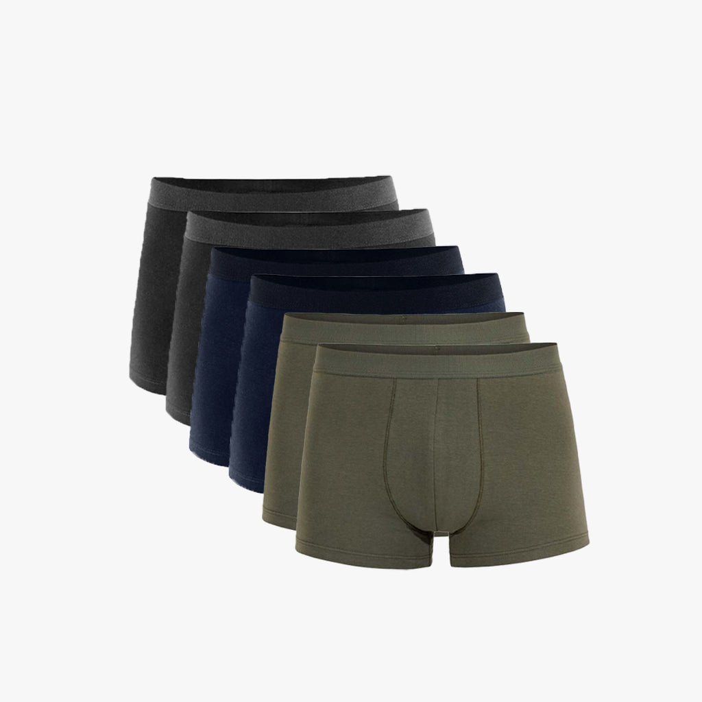 Plain Cotton Trunk | 6-Pack Three Colors