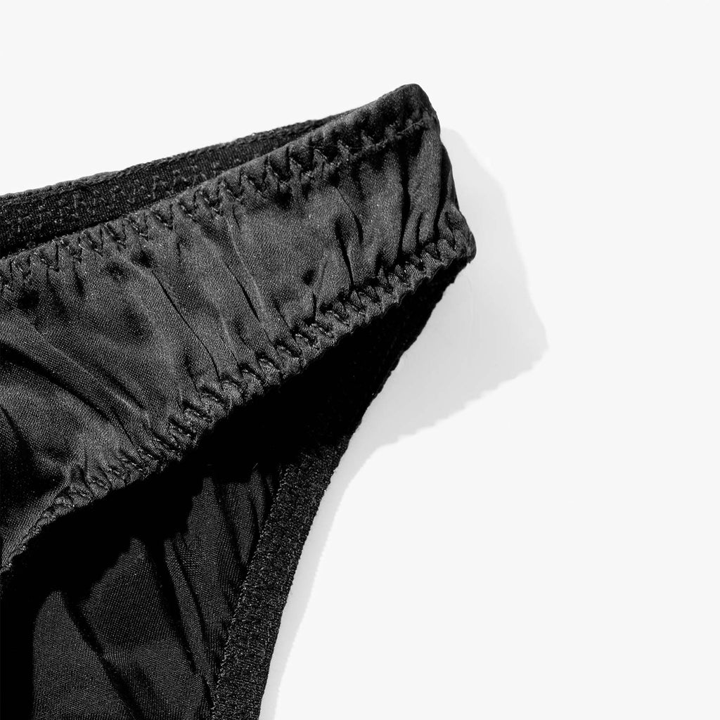 Plain Plant-Based Silk Thong