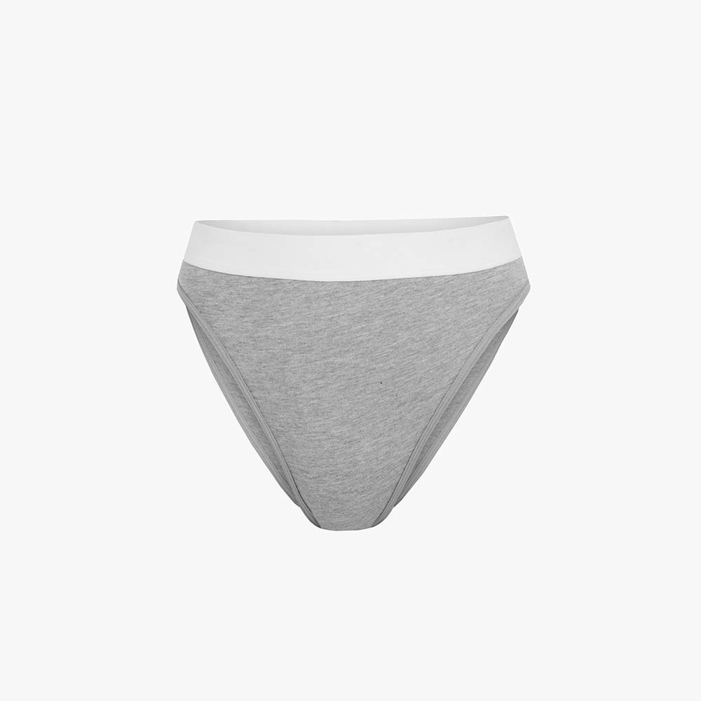 Triangle Bra + Elastic French Brief Set