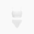 Straight-Neck Bra Top + Plain French Brief Set