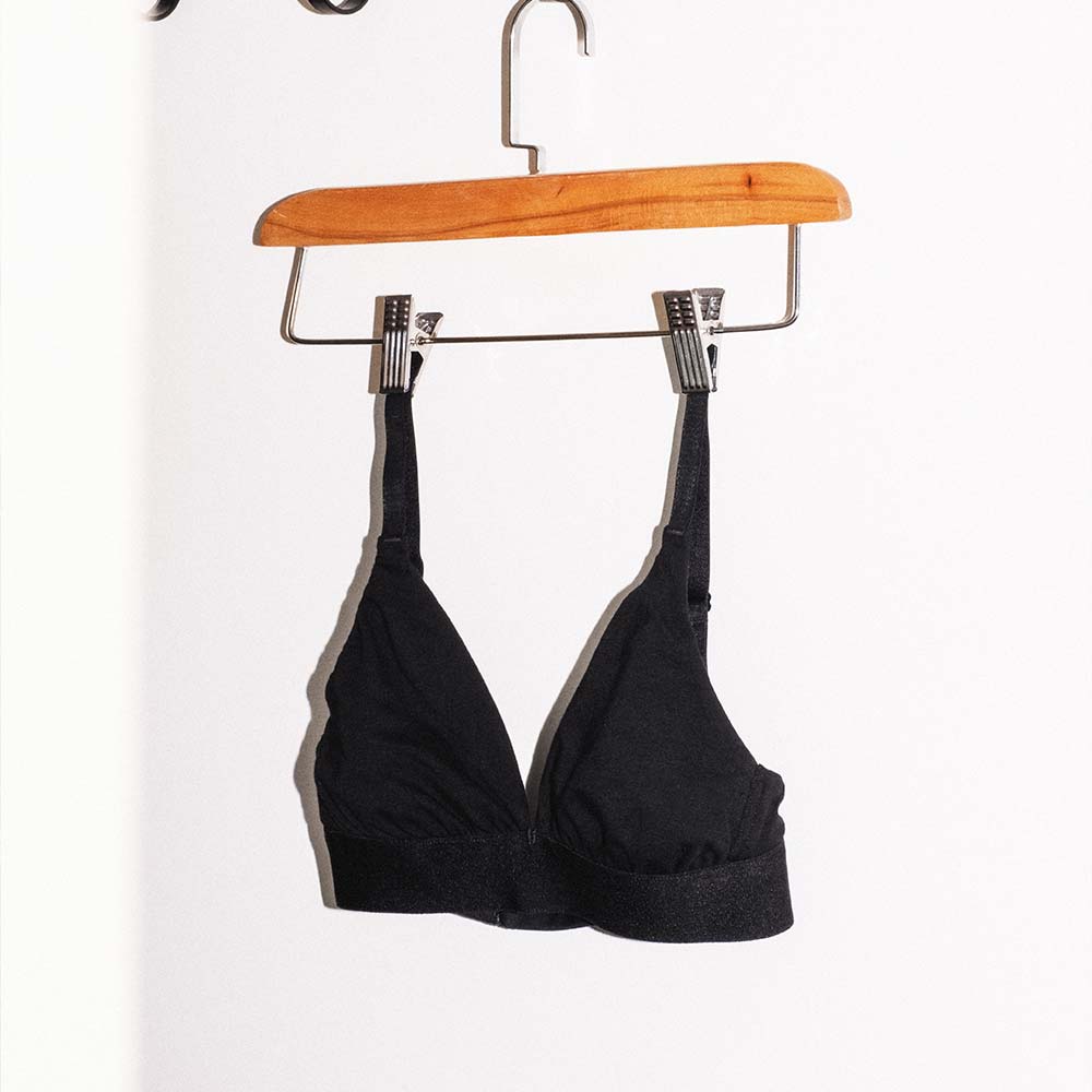 Plain Cotton Triangle Bra