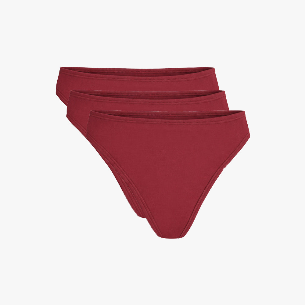 Plain Cotton French Brief | 3-Pack