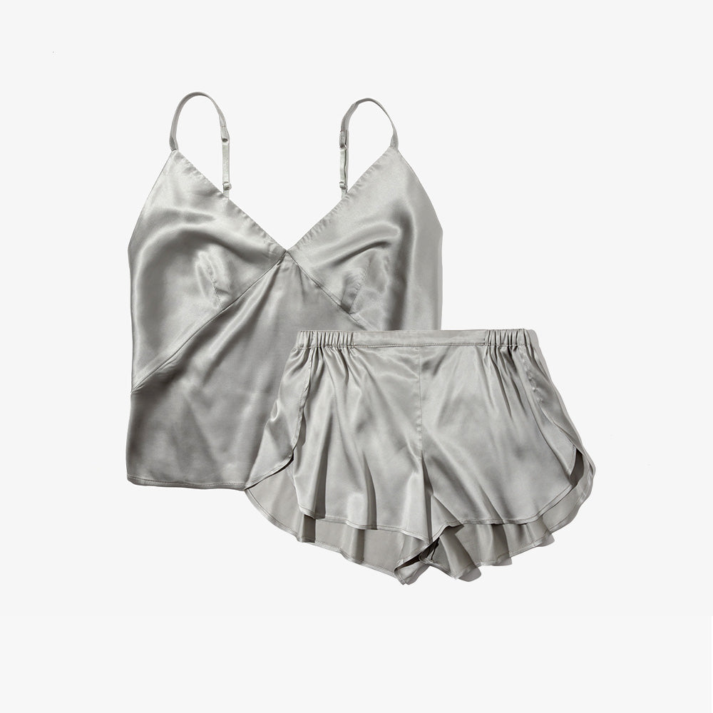 Plant-Based Silk Camisole + Shorts Set