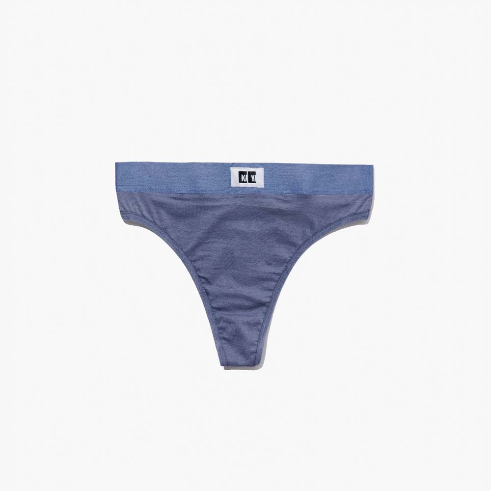 Cotton Thong + Elastic + Logo