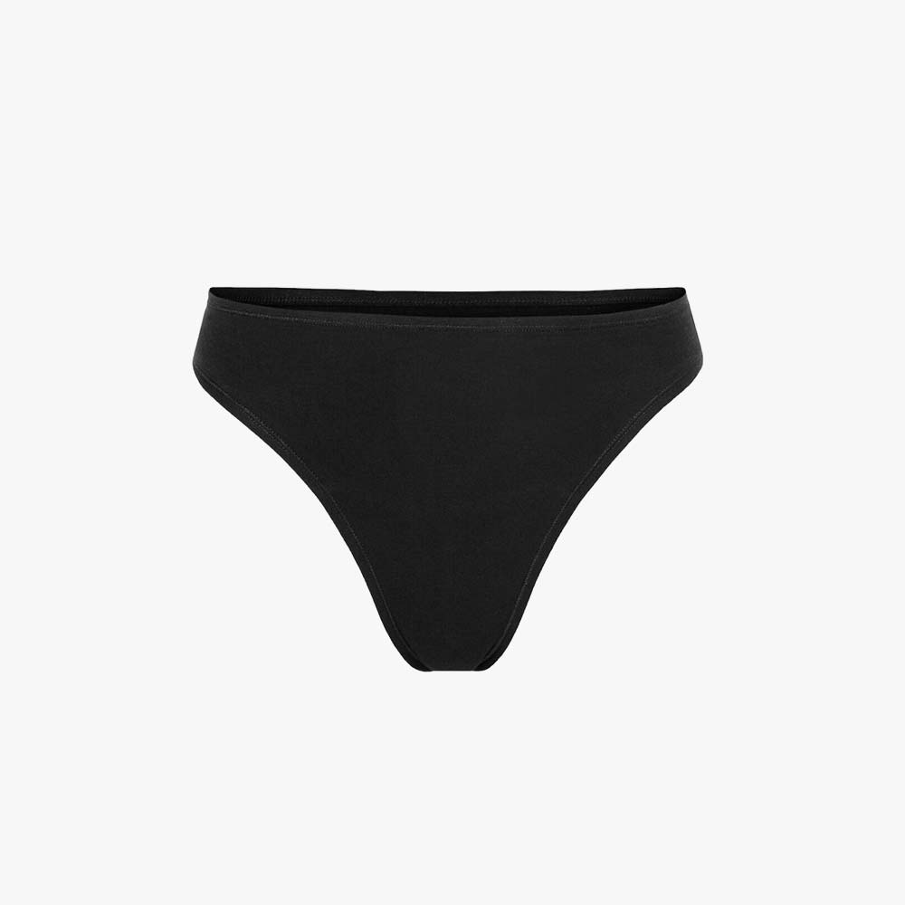 Plain Cotton Thong | 2-Pack