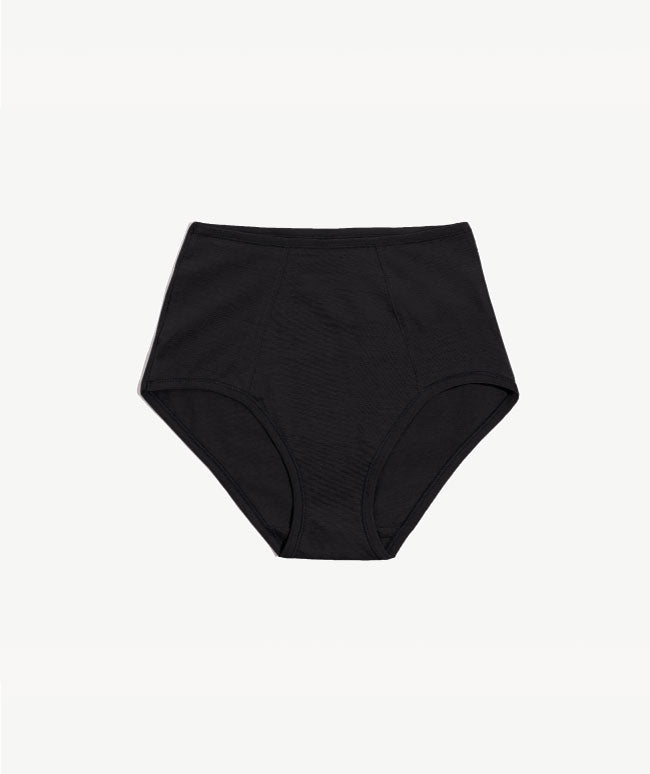 Plain Cotton High-Waist Brief | 2-Pack