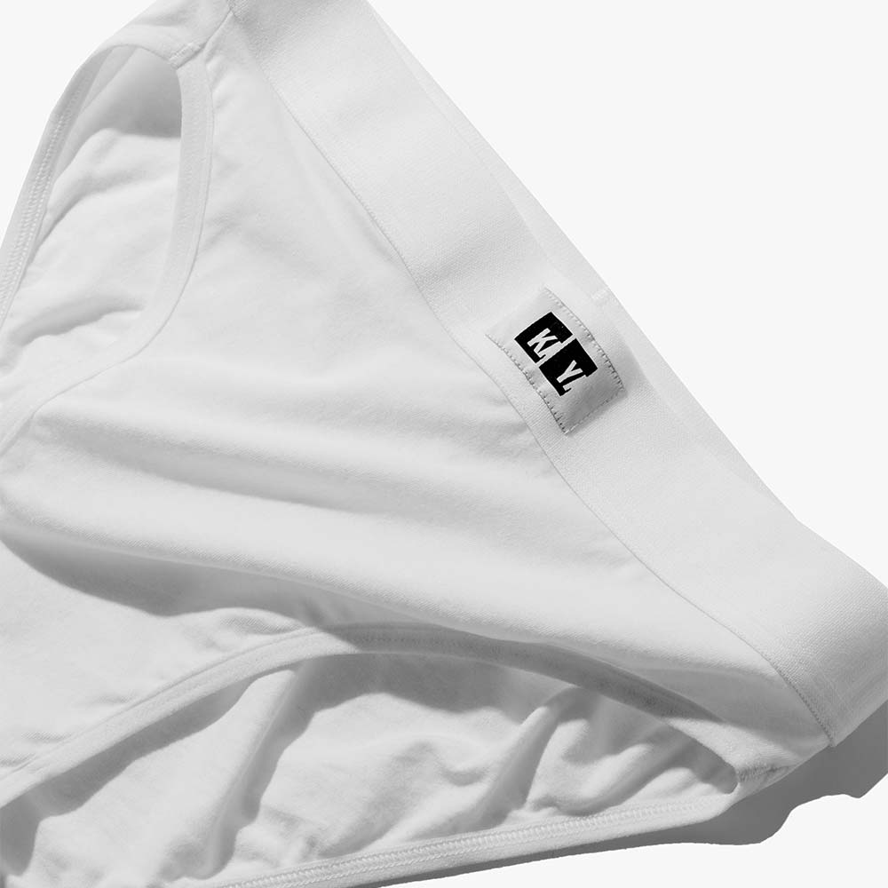 Cotton French Brief + Elastic + Logo