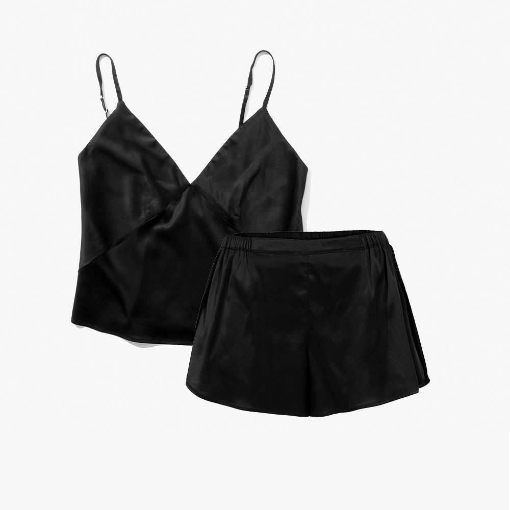 Plant-Based Silk Camisole + Shorts Set