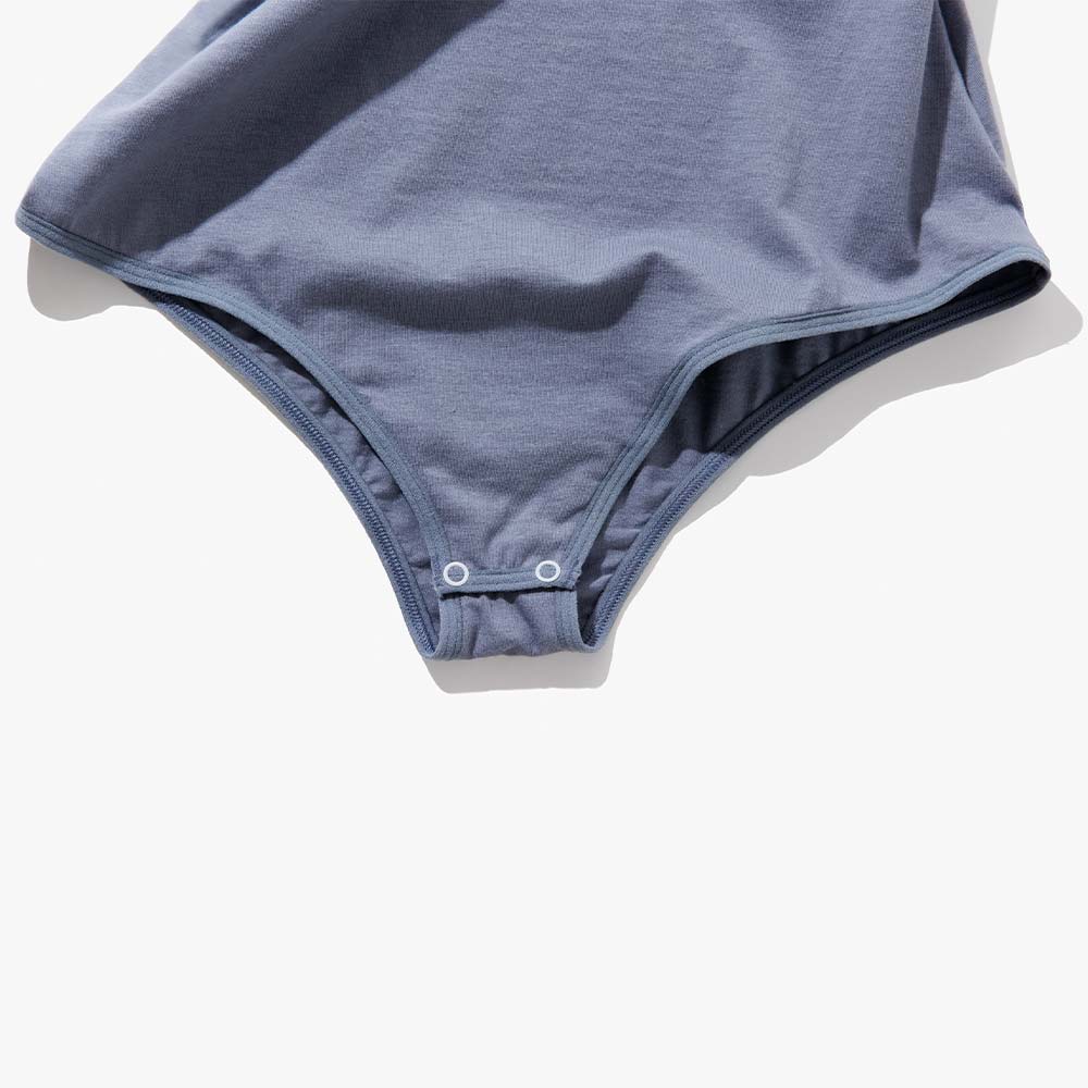 Women's Tank Bodysuit | Slate & Peach