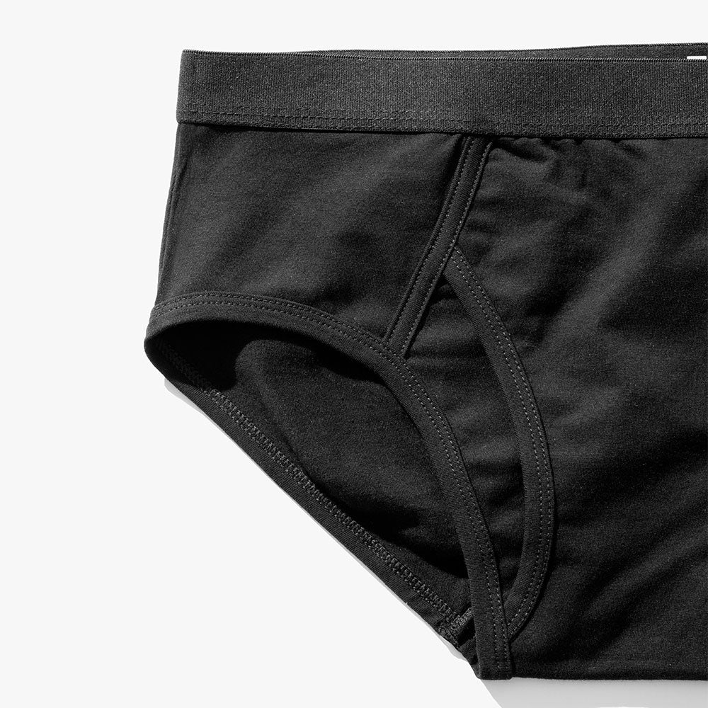 Seamed Cotton Brief