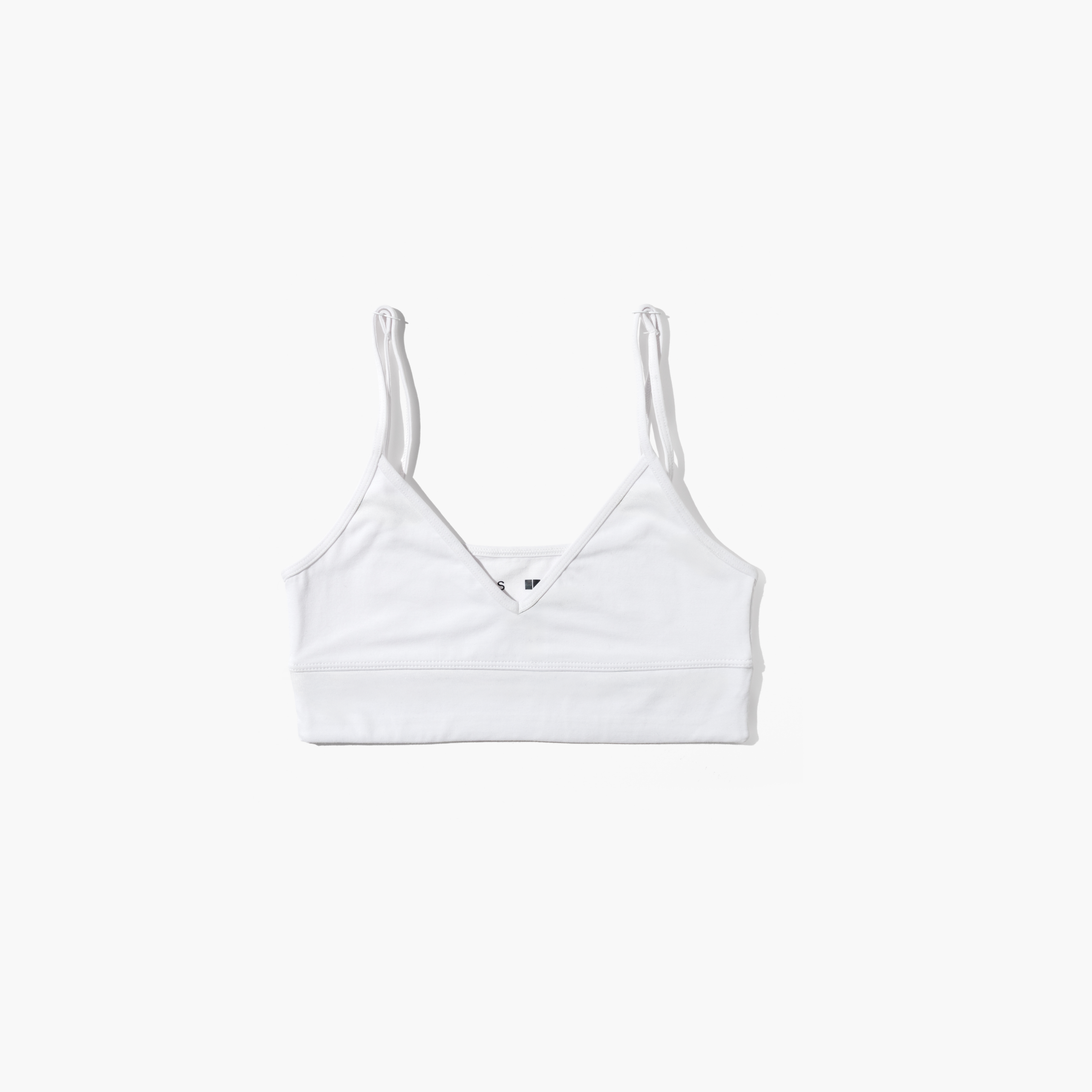 V-Neck Bra Top + Plain French Brief Set