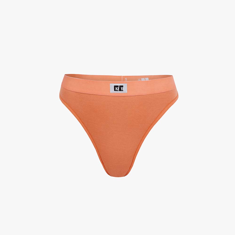 Cotton Thong + Elastic + Logo
