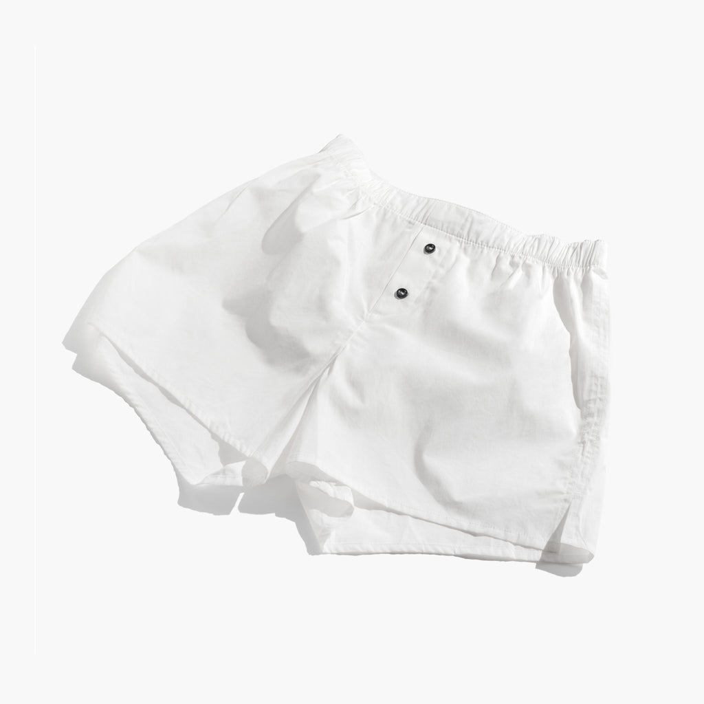 Unisex Cotton Boxer | Blue, Brick Red & White