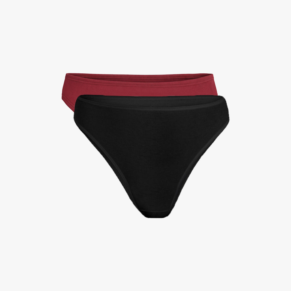 Plain Cotton French Brief | 2-Pack