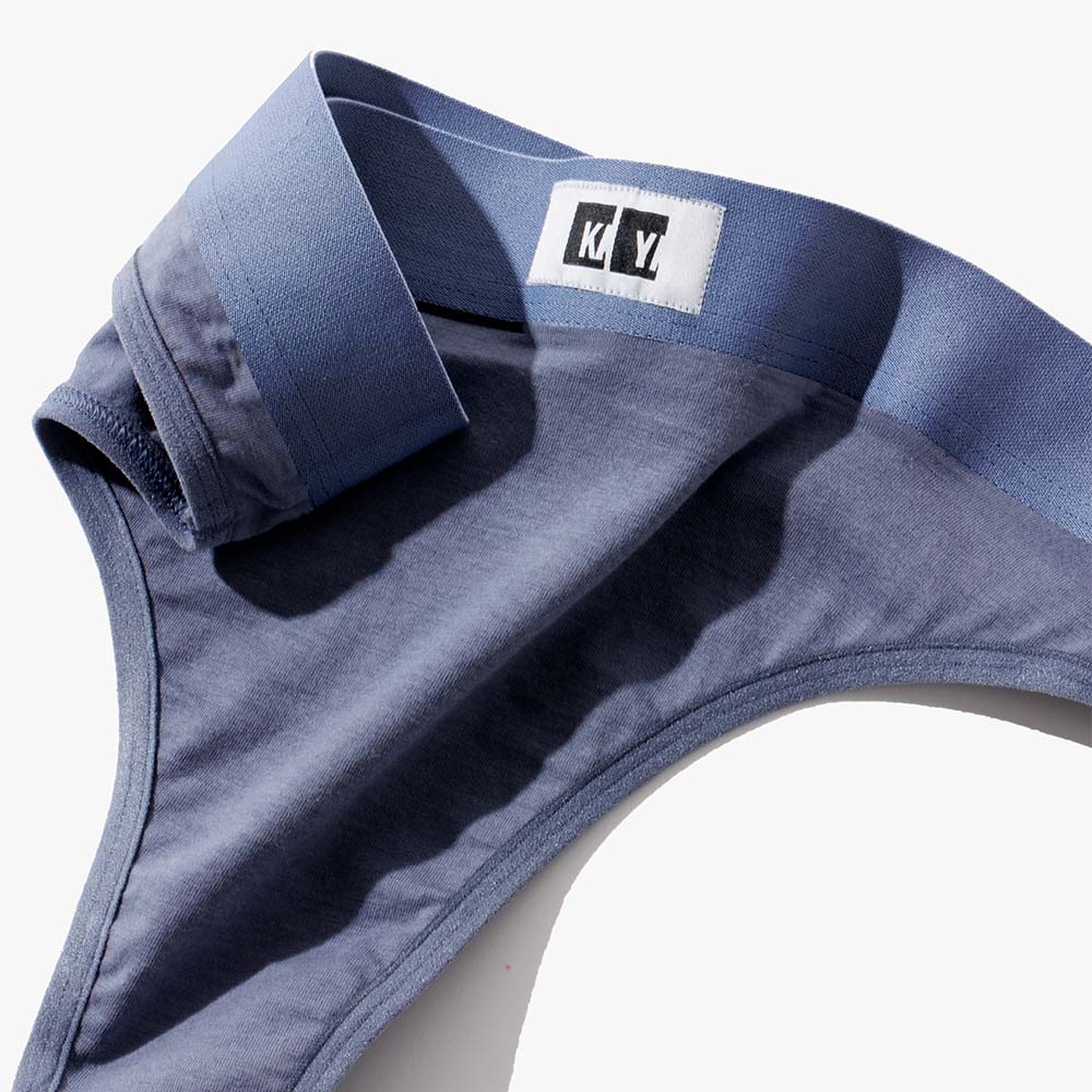 Cotton Thong + Elastic + Logo