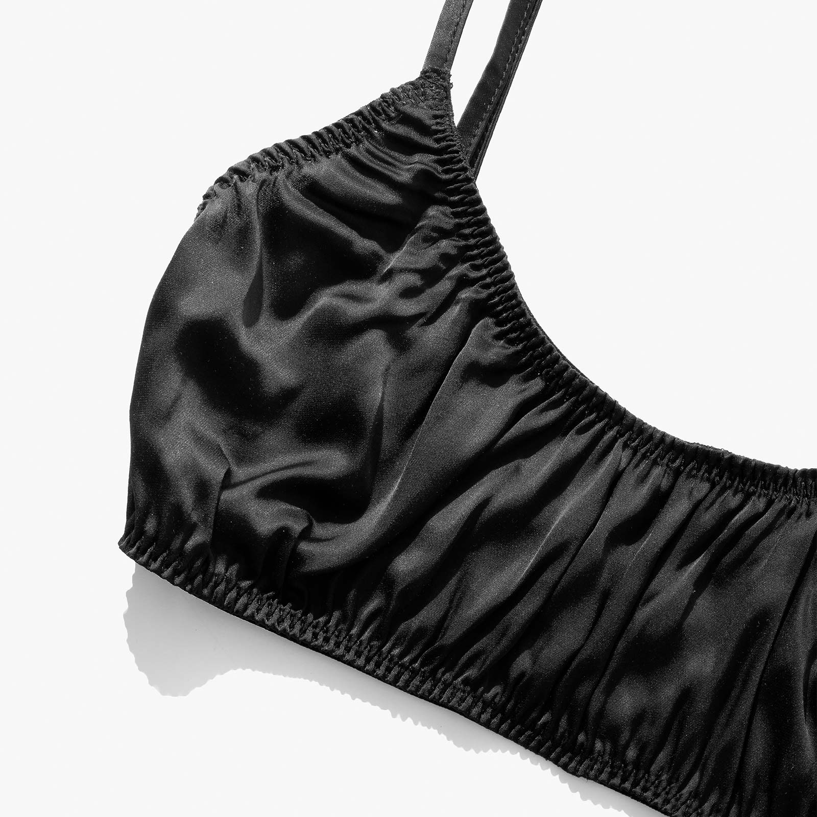 Plain Plant-Based Silk Bralette