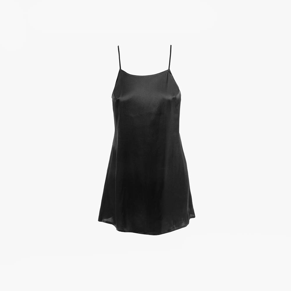 Plain Plant-Based Silk Nightdress