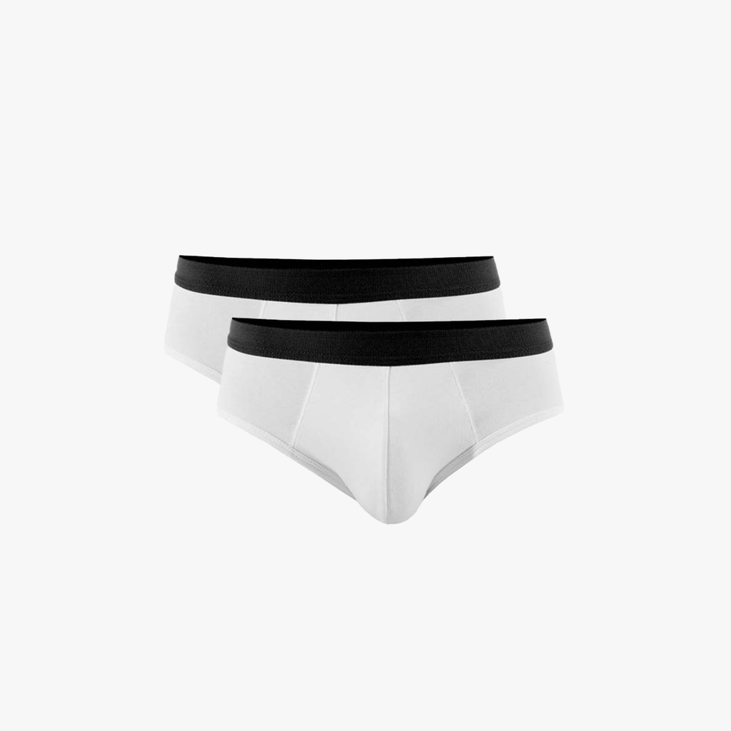 Plain Cotton Brief | 2-Pack