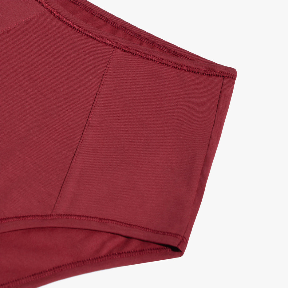 Plain Cotton High-Waist Brief | 3-Pack