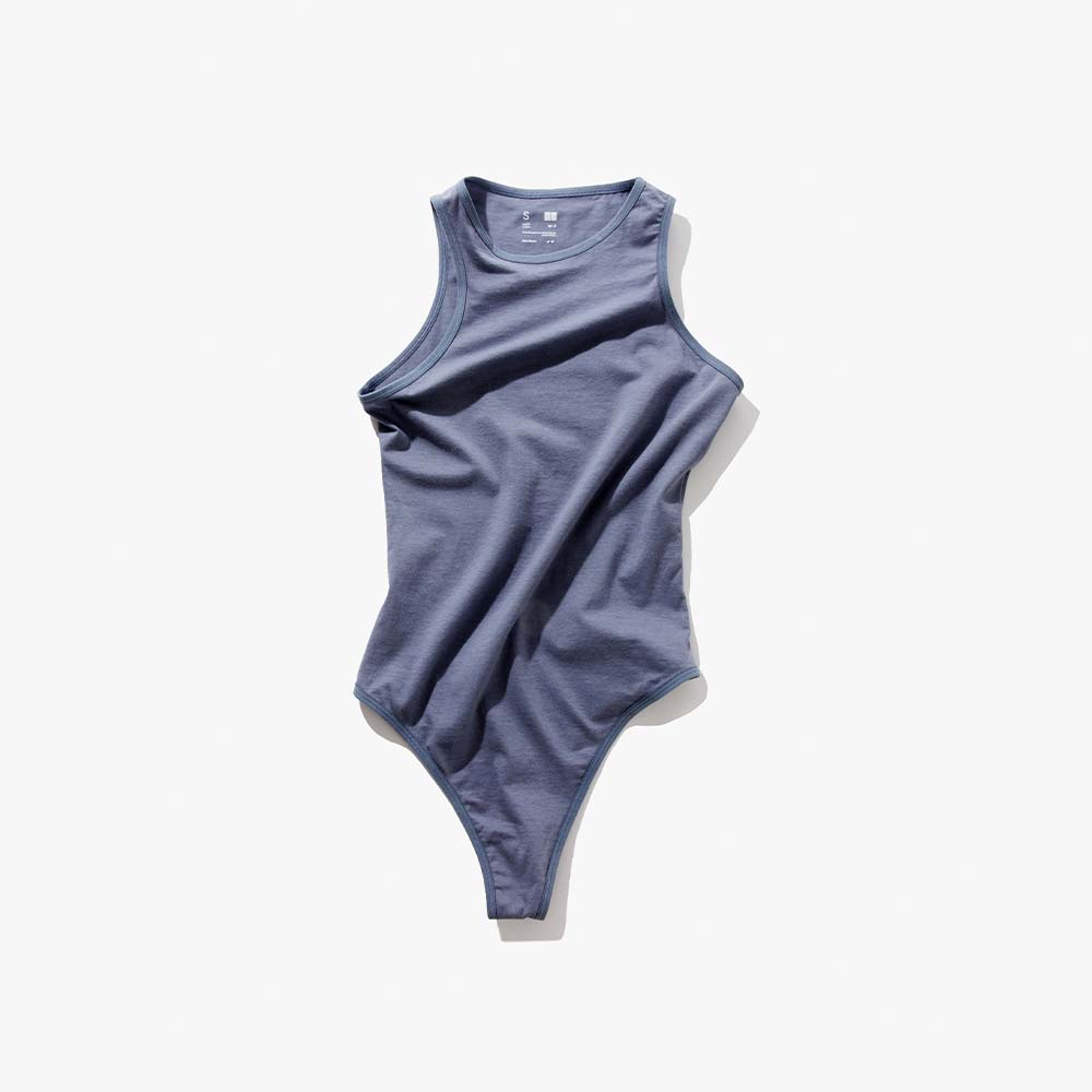Women's High-Neck Thong Bodysuit