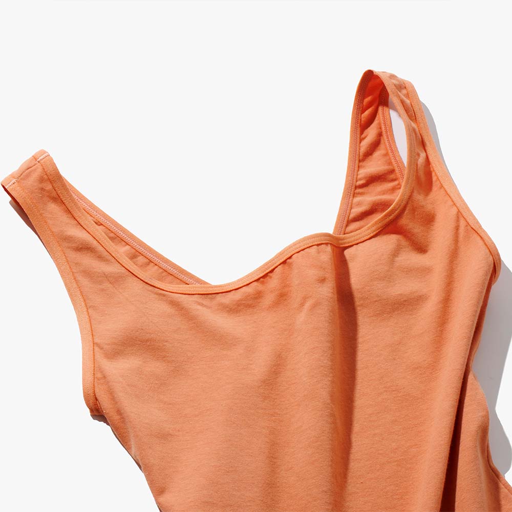 Women's Tank Bodysuit | Slate & Peach