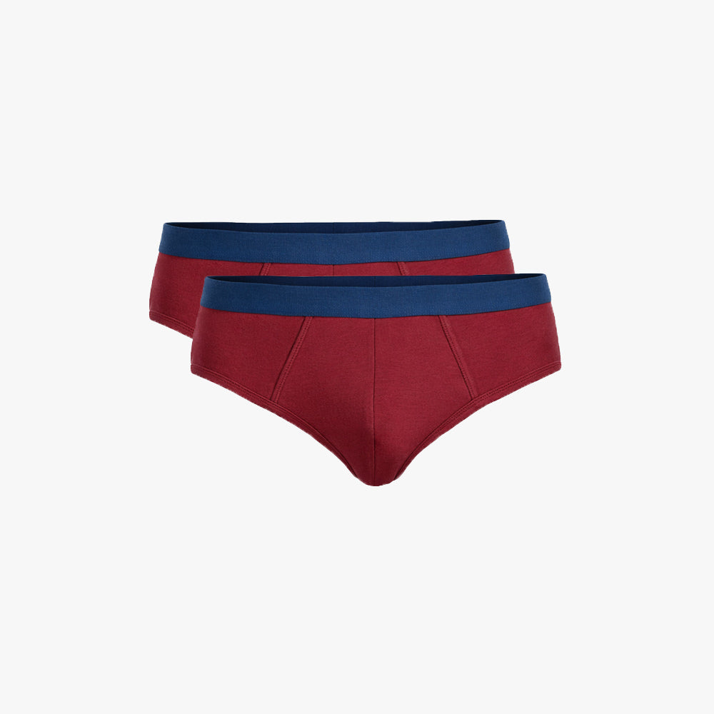 Plain Cotton Brief | 2-Pack Single Color