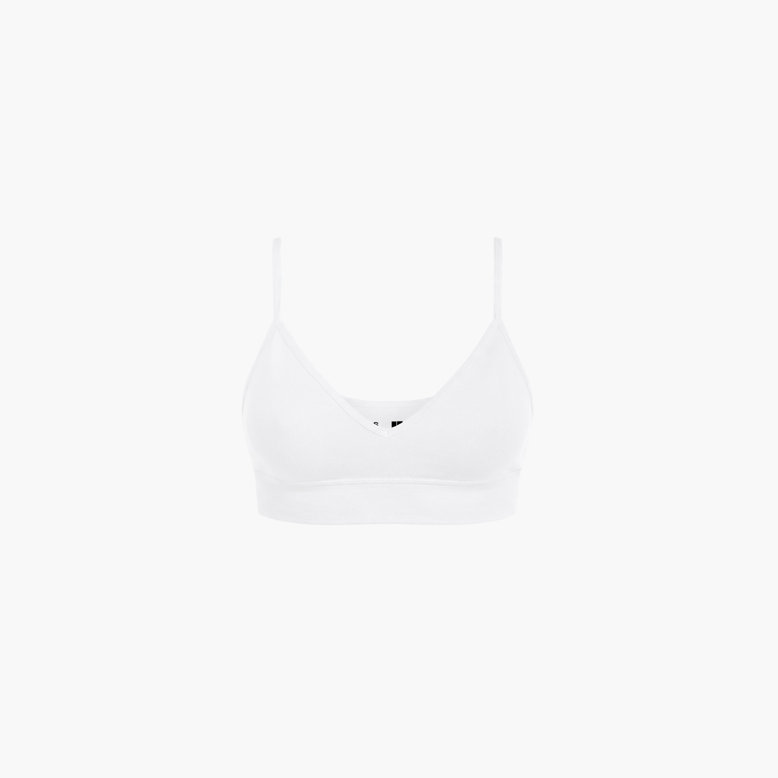 V-Neck Bra Top + High-Waist Brief Set