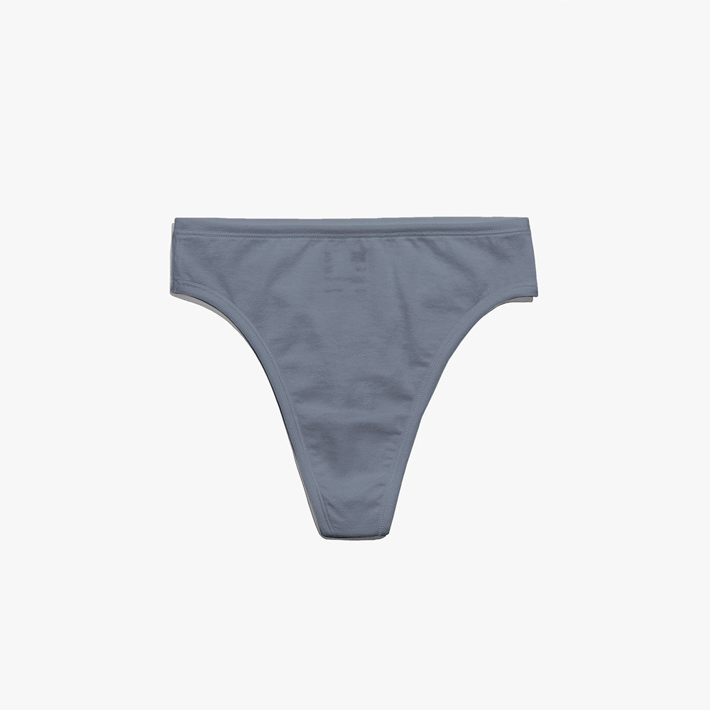 Plain Cotton Thong | Three-Pack