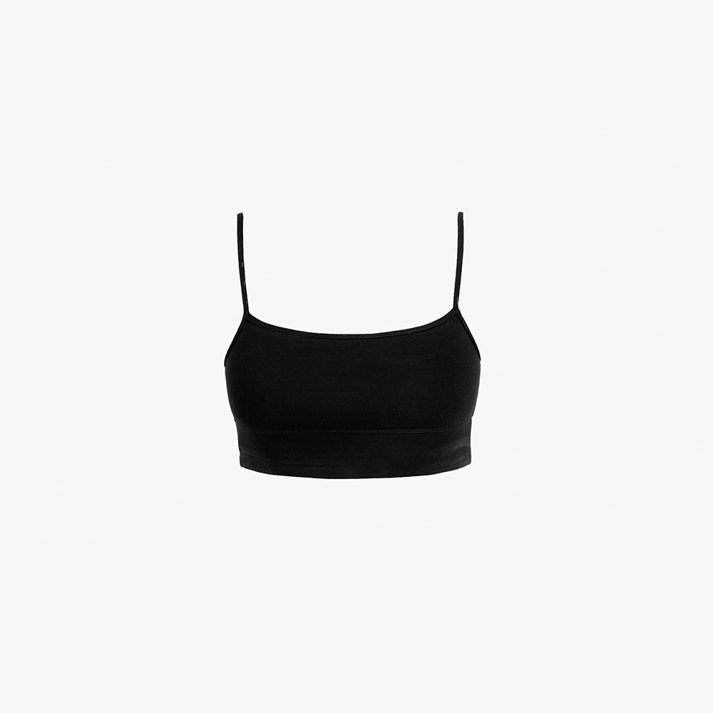 Straight-Neck Bra Top
