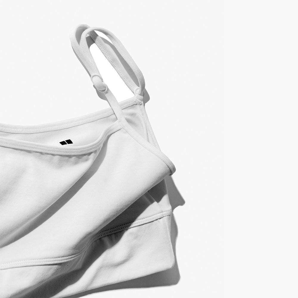 Straight-Neck Bra Top