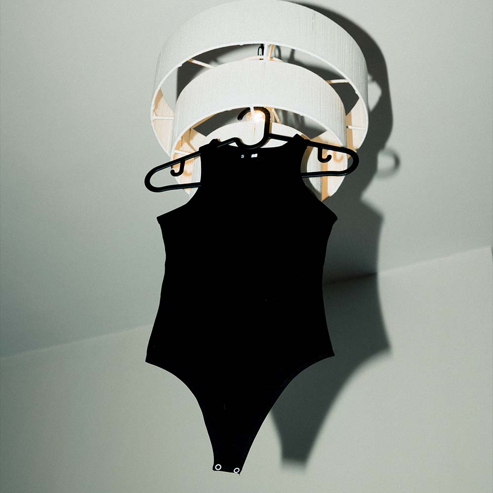 Women's High-Neck Thong Bodysuit