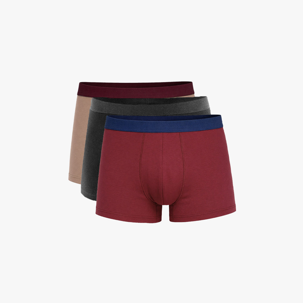 Plain Cotton Trunk | 3-Pack Three Colors