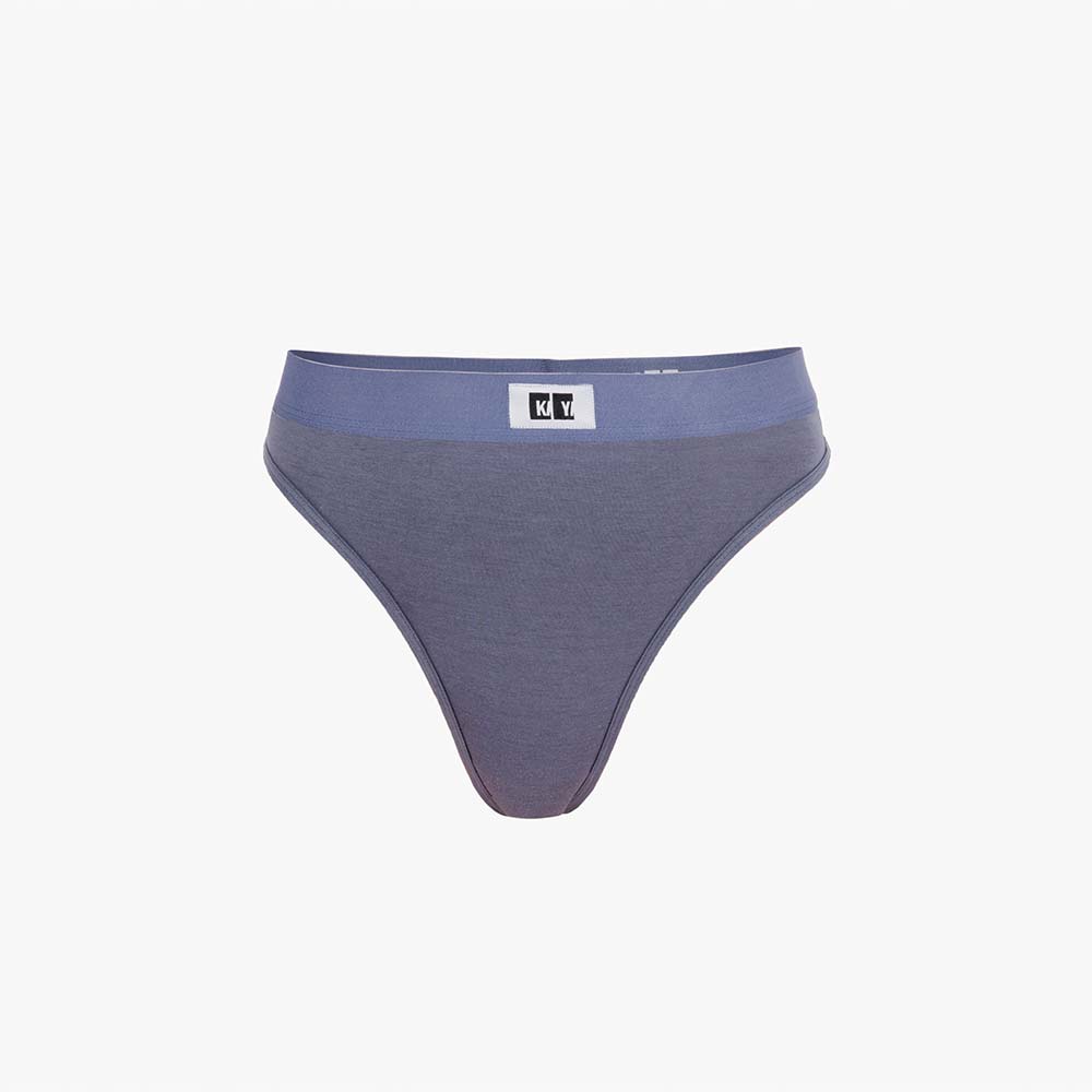 Cotton Thong + Elastic + Logo