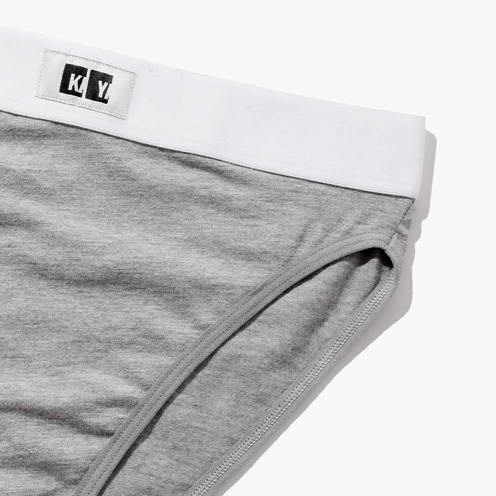 Cotton French Brief + Elastic + Logo