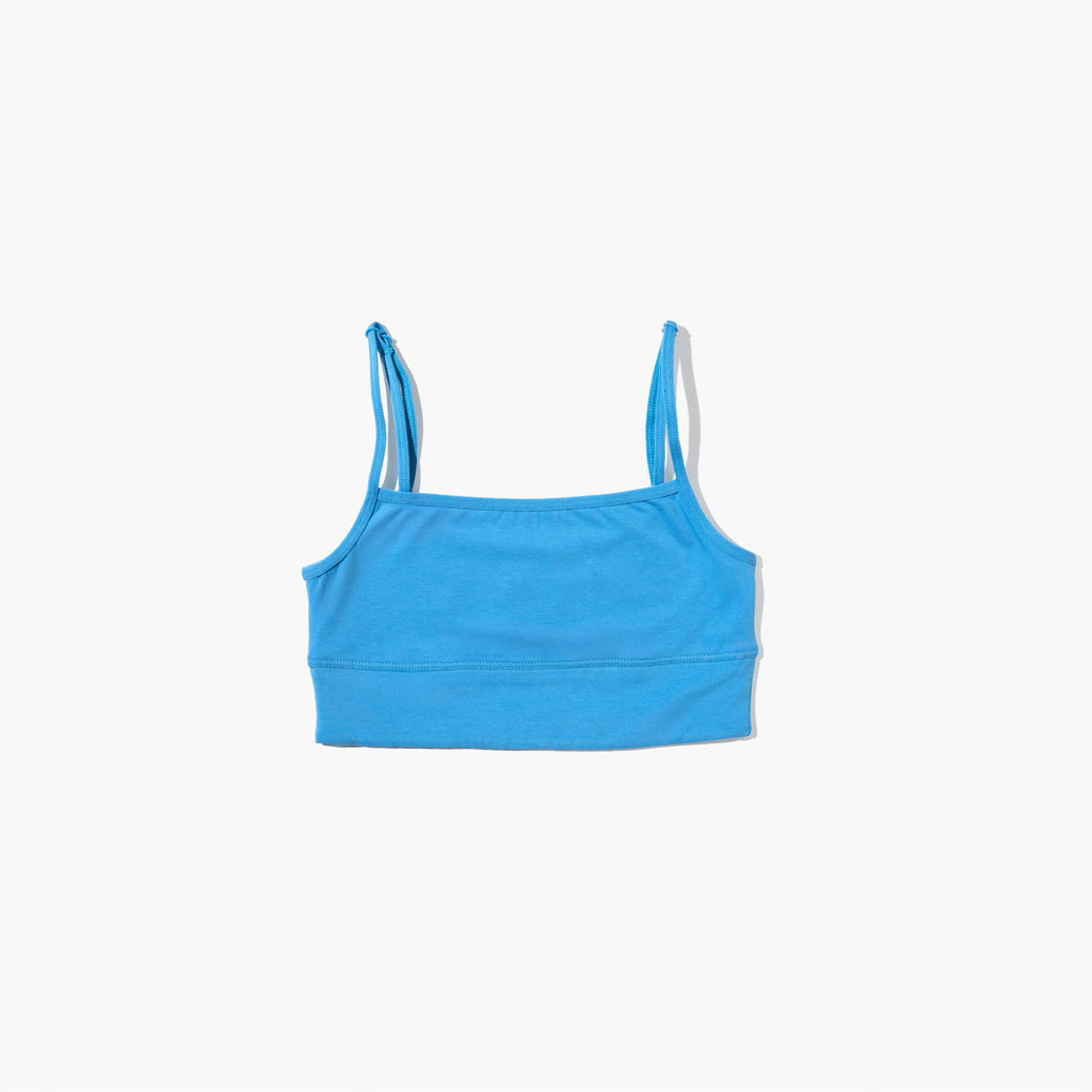 Straight-Neck Bra Top