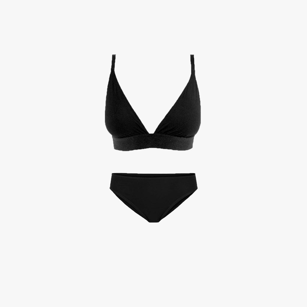 Triangle Bra + Bikini Brief Set
