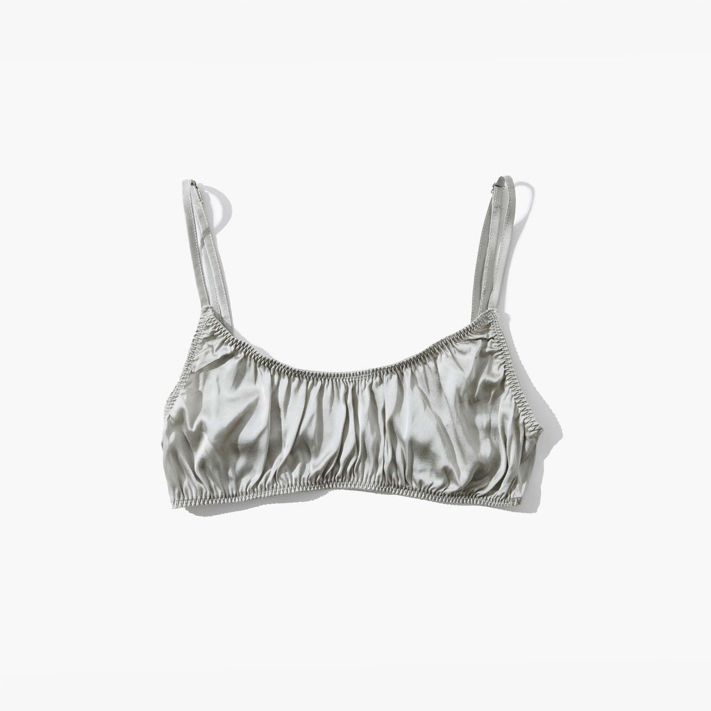 Plain Plant-Based Silk Bralette
