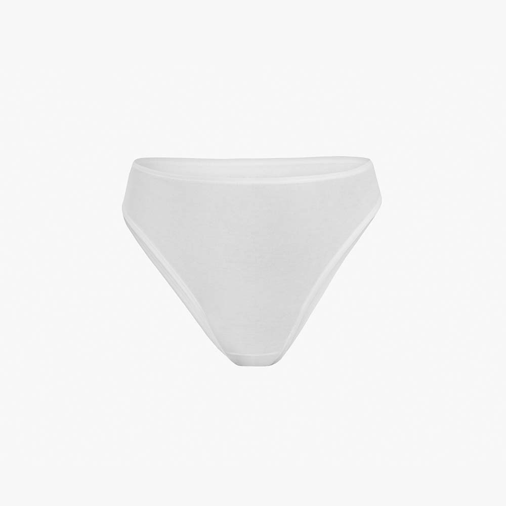 V-Neck Bra Top + Plain French Brief Set