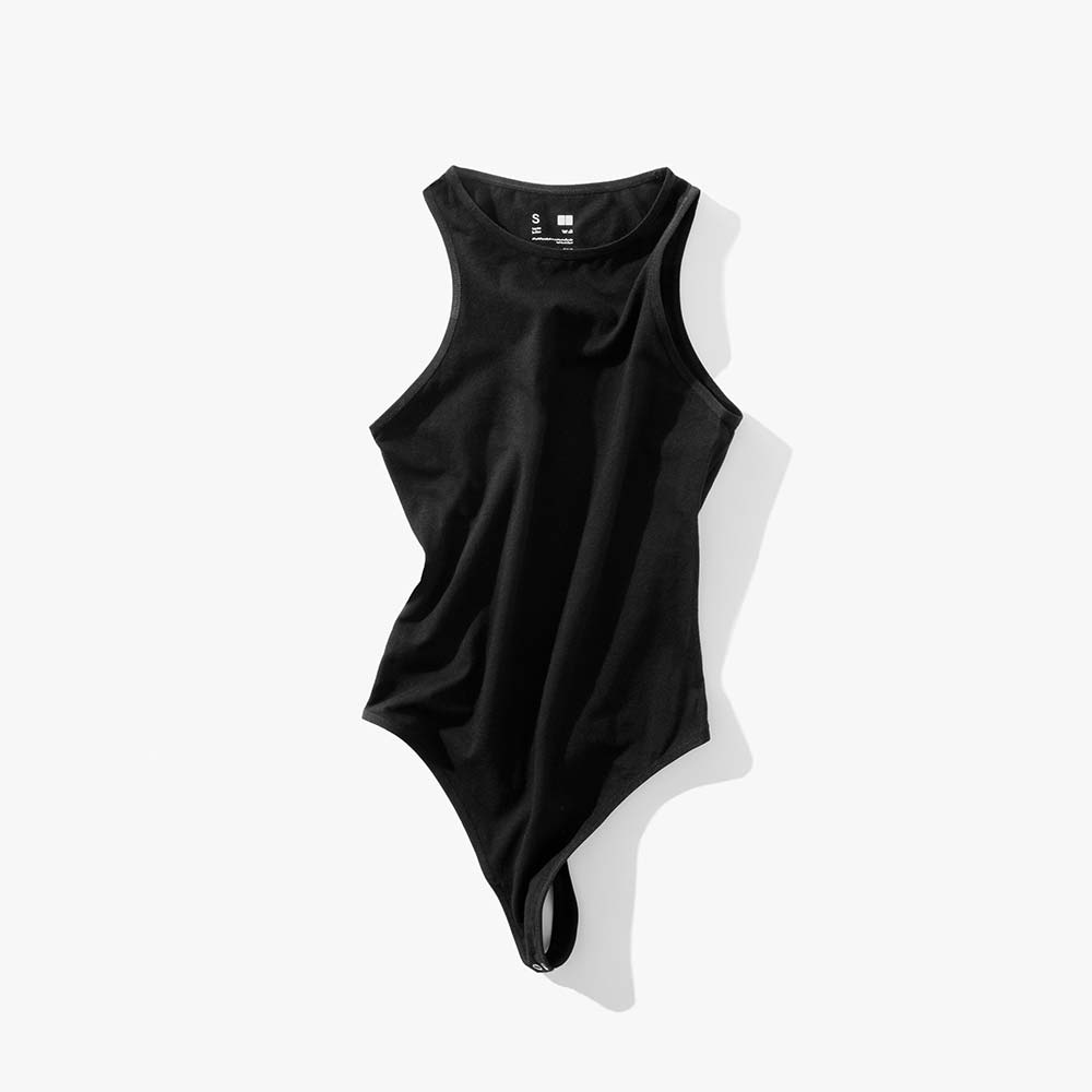 Women's High-Neck Thong Bodysuit