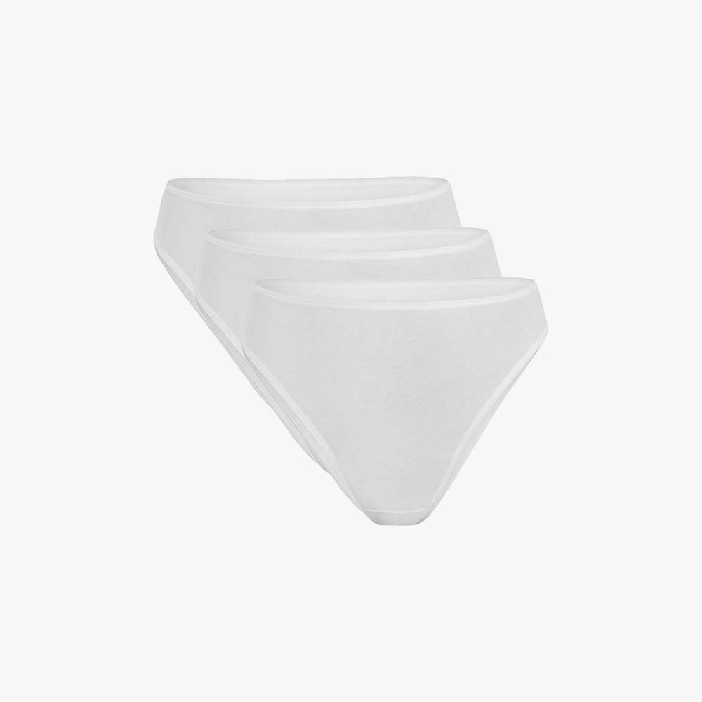 Plain Cotton French Brief | 3-Pack