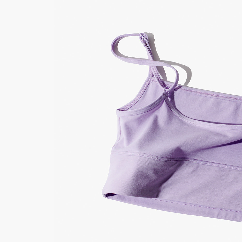 Straight-Neck Bra Top