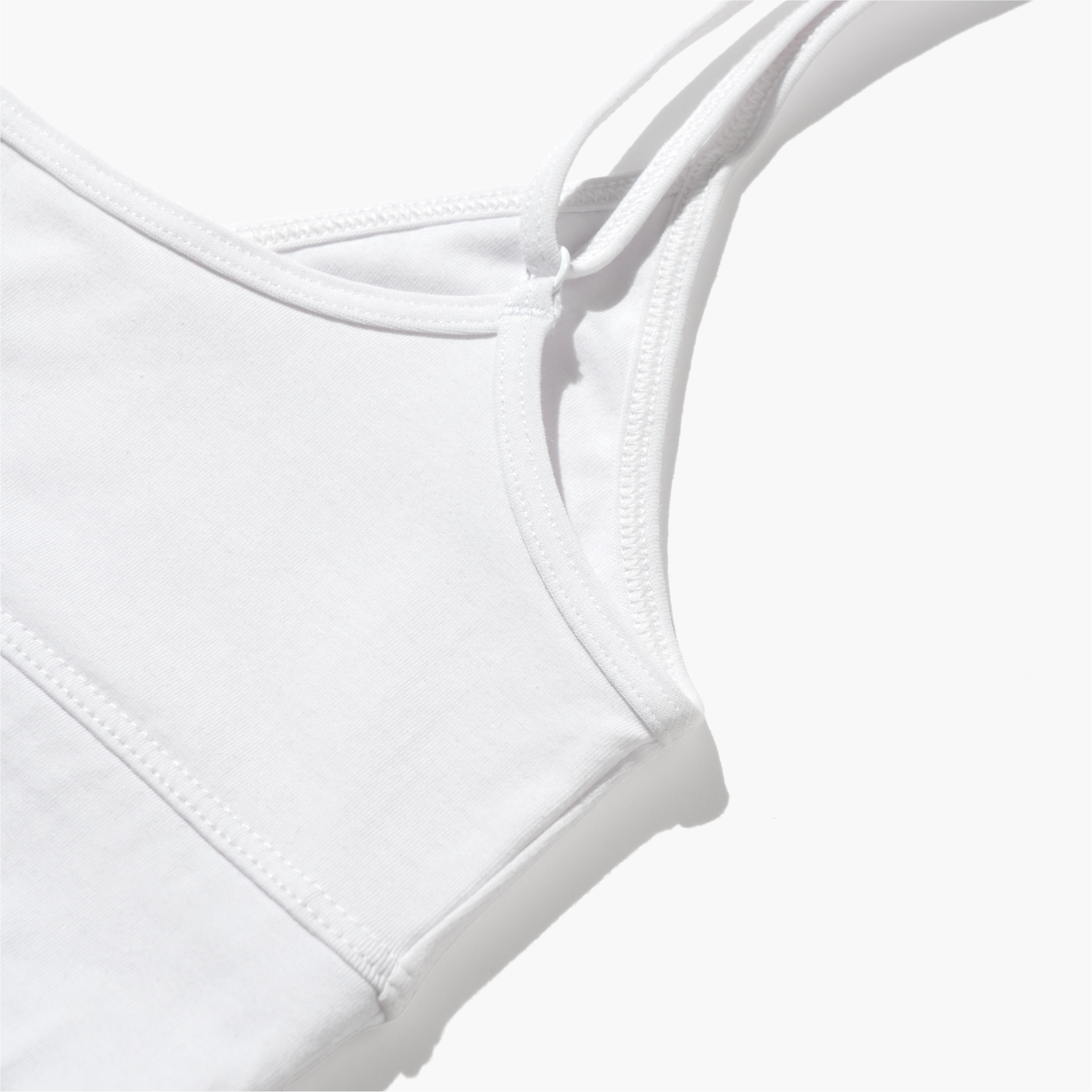 V-Neck Bra Top + Plain French Brief Set