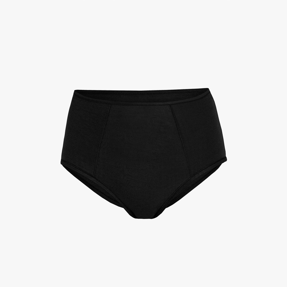 Plain Cotton High-Waist Brief | 3-Pack