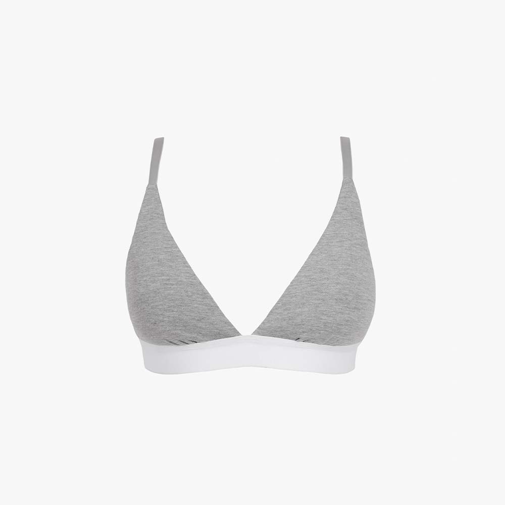 Triangle Bra + Elastic French Brief Set
