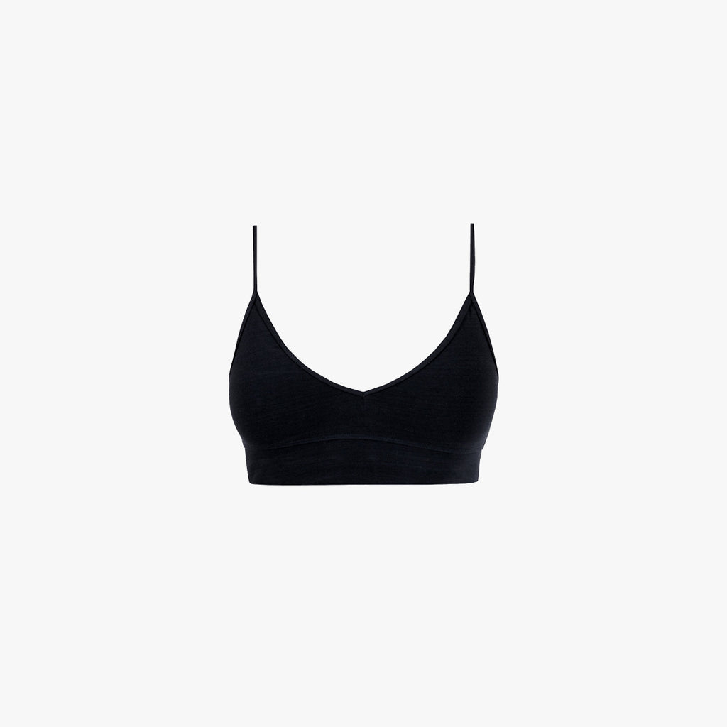 V-Neck Bra Top + High-Waist Brief Set
