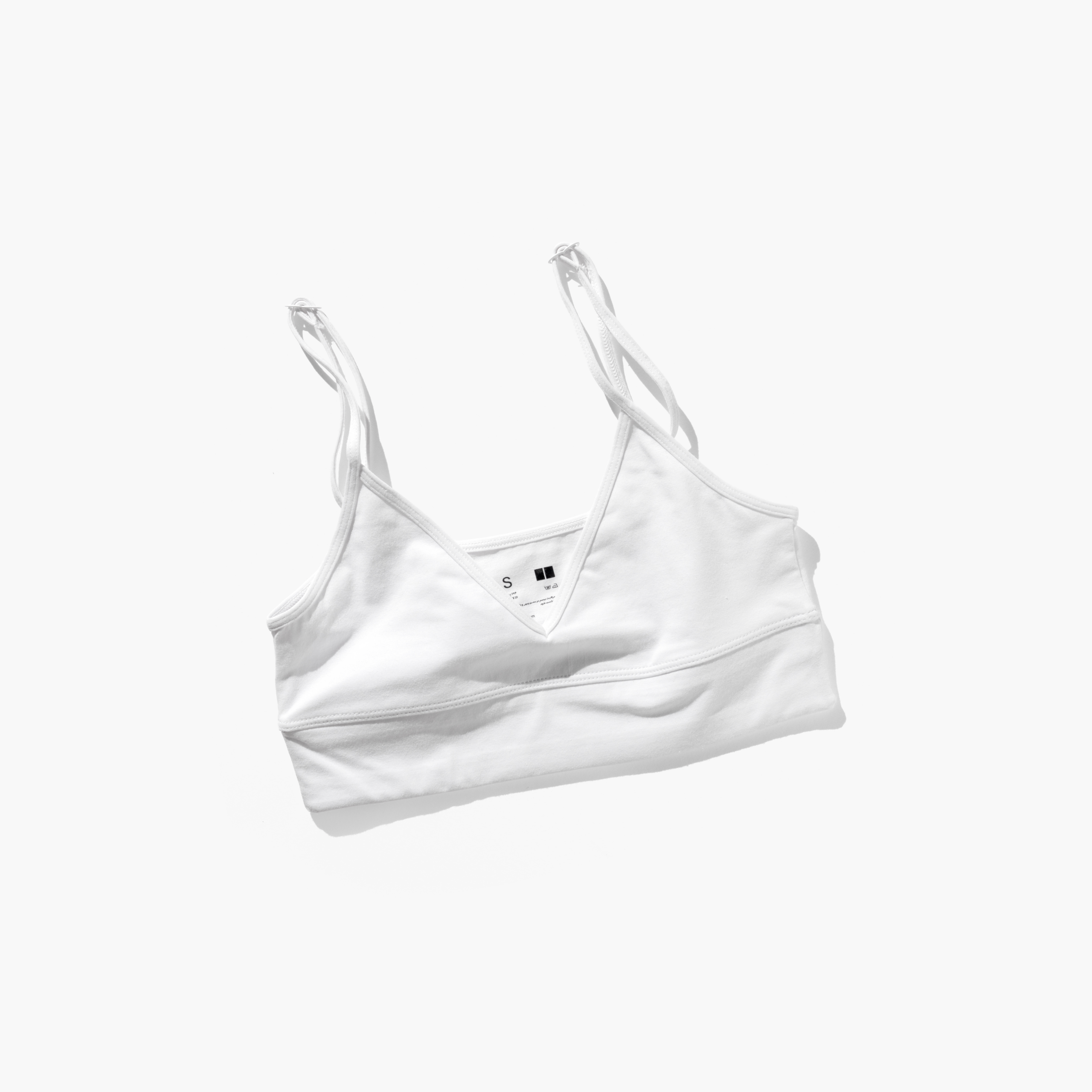 V-Neck Bra Top + Plain French Brief Set